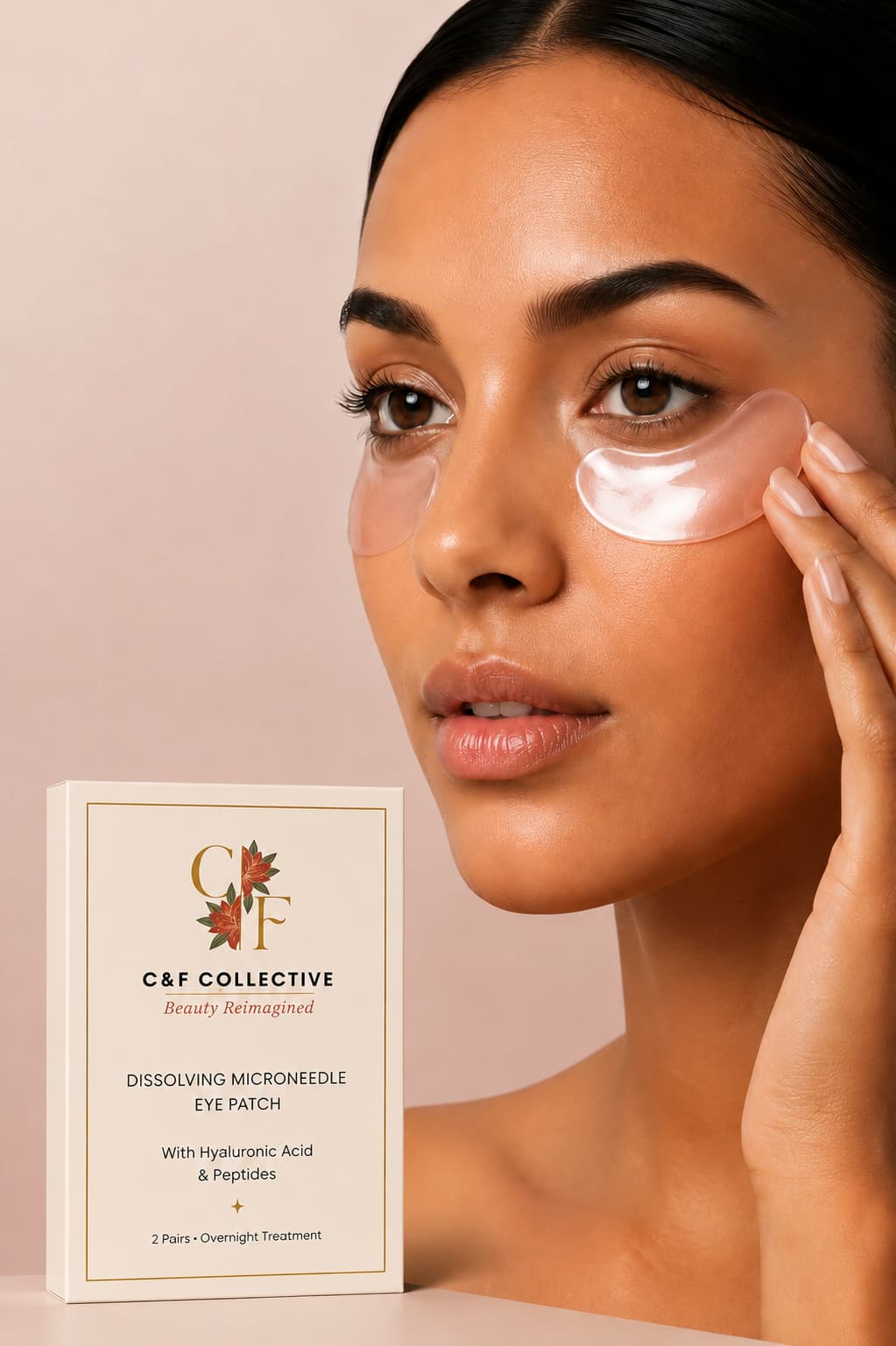 C&F Collective™ Clinical Glow Eye Patches (Dissolving Microneedle Eye Patches)