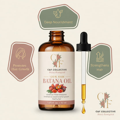 Batana Miracle Growth Oil – Thicker, Longer Hair | C&F Collective™