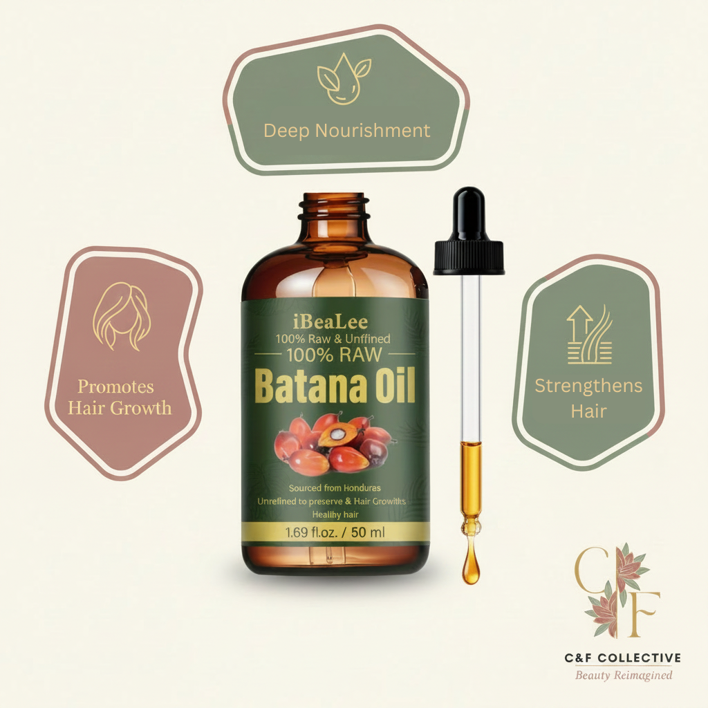 Batana Miracle Growth Oil – Thicker, Longer Hair | C&F Collective™