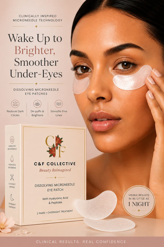 Clinical Glow Dissolving Microneedle Eye Patches | C&F Collective™