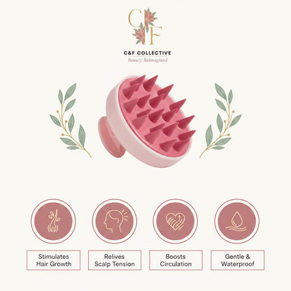 C&F Collective™ Silicone Scalp Massager | Healthier Hair Starts at the Root
