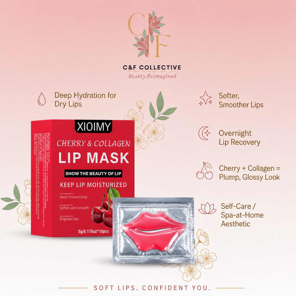 Nourishing Lip Rescue Mask – Deep Moisture for Soft, Healthy Lips | C&F Collective™